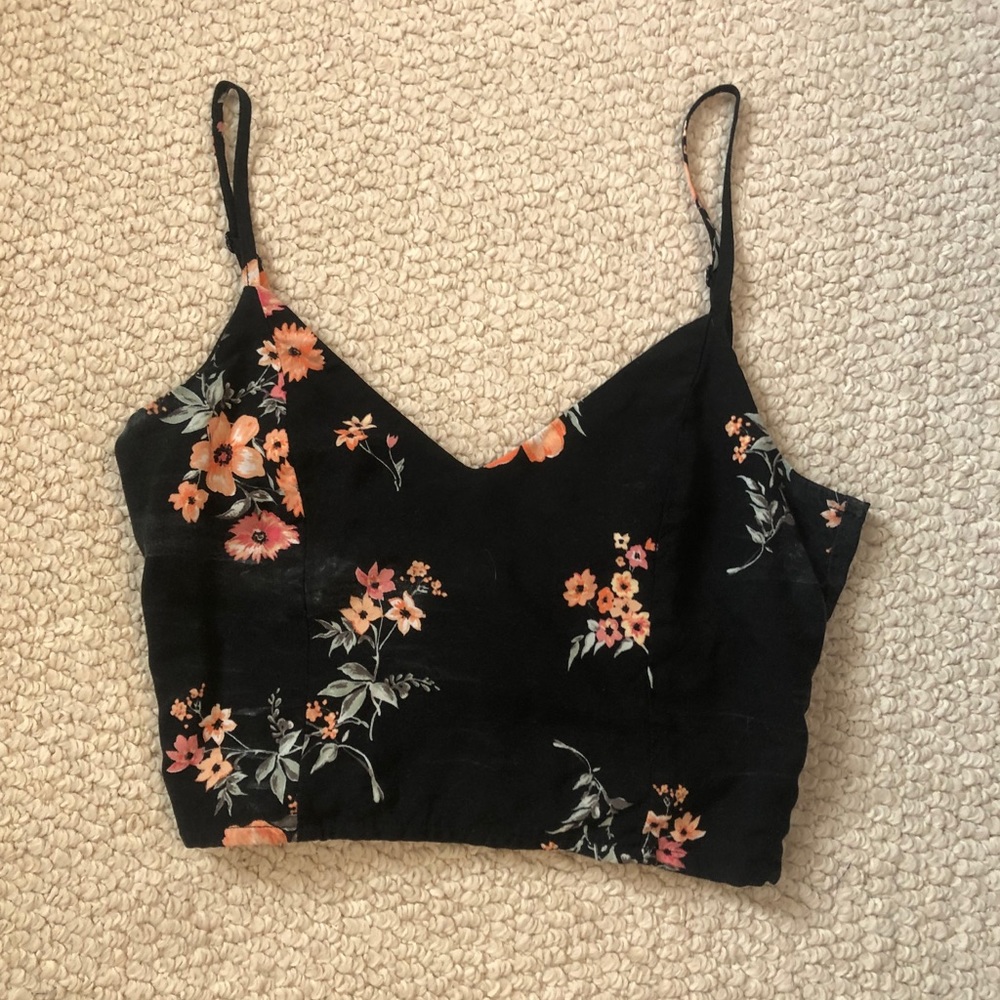 Floral crop top